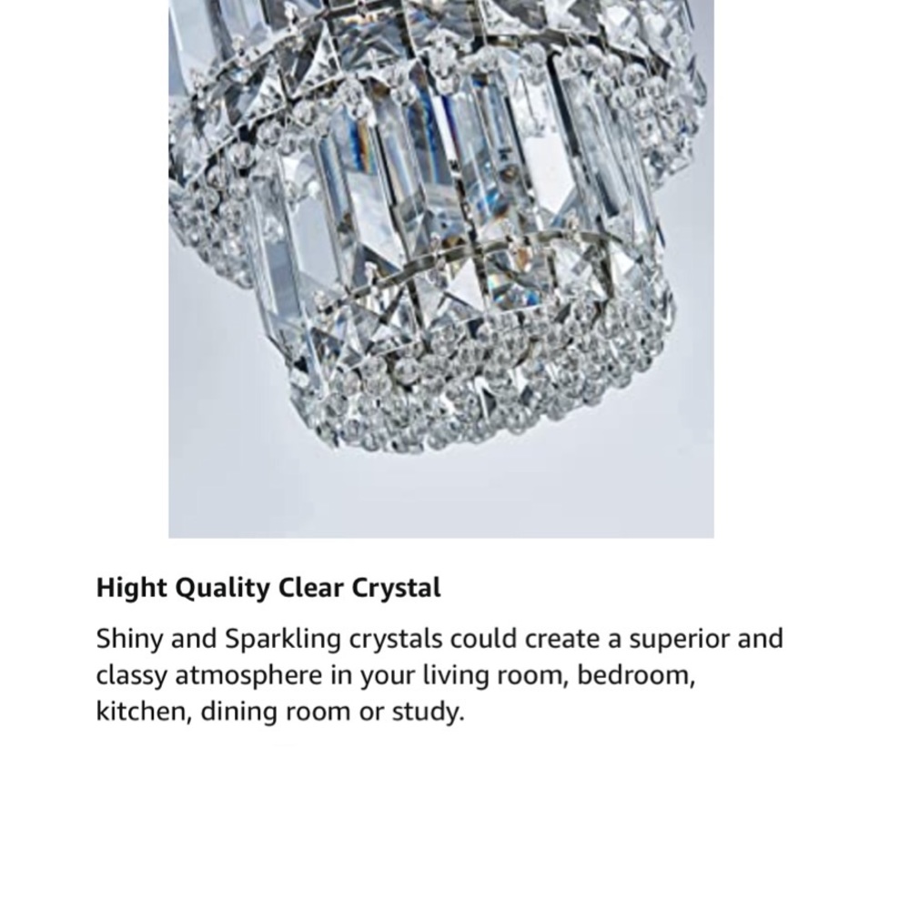 Crystal Raindrop Chandelier Lighting - Picture 10 of 11